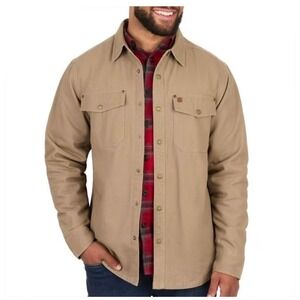 Coleman Men's Fleece-Lined Shirt Jacket – Driftwood – Size XL – NWT